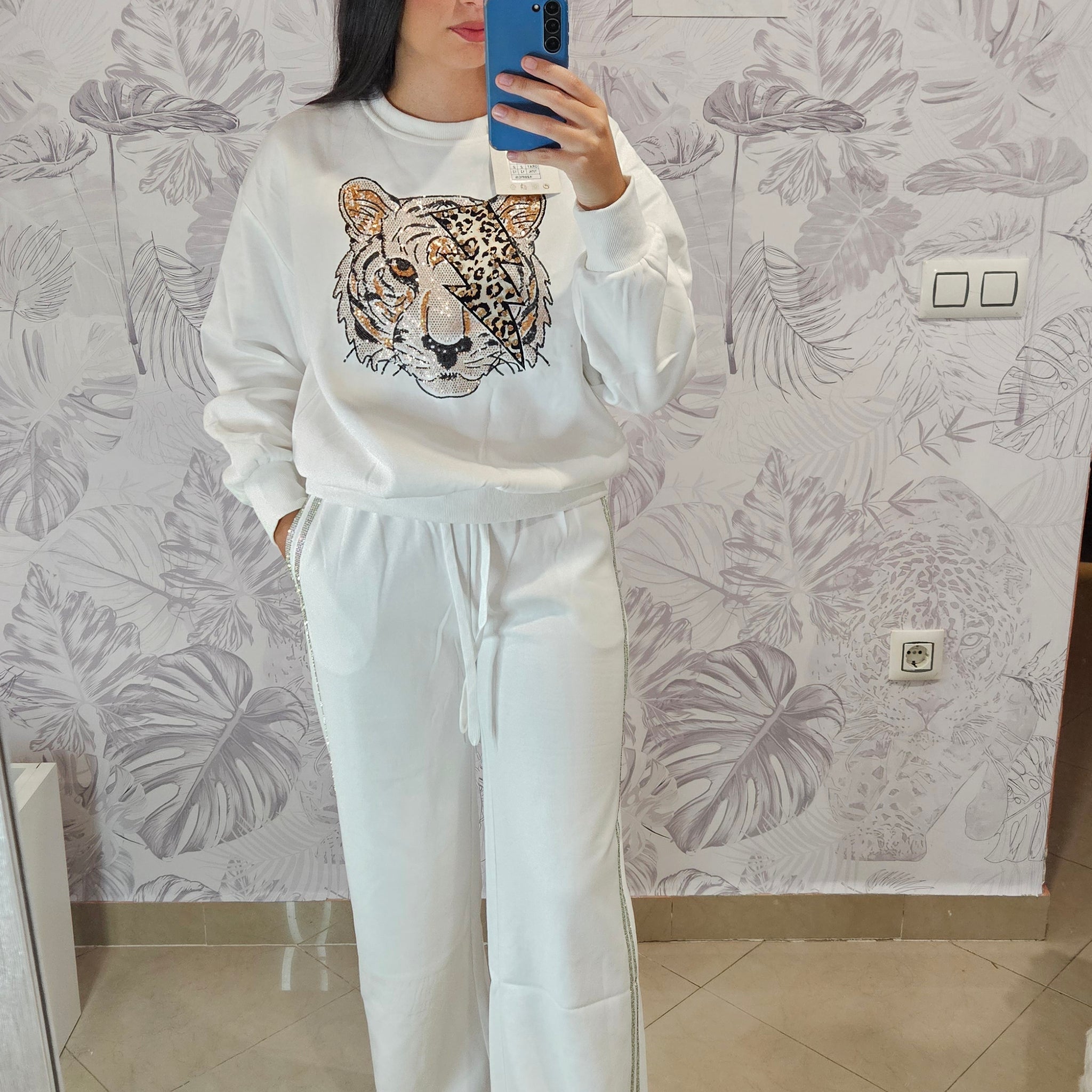 Conjunto tigre blanco